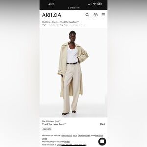 Aritiza Effortless Pants